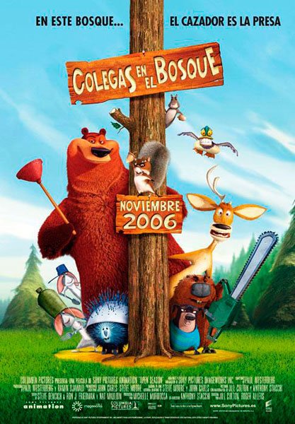 Colegas en el bosque